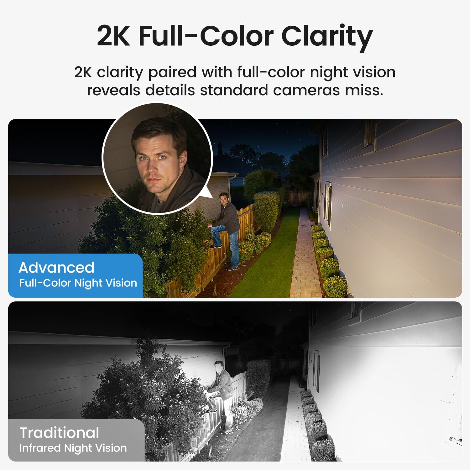 2K full-color night vision vs traditional infrared