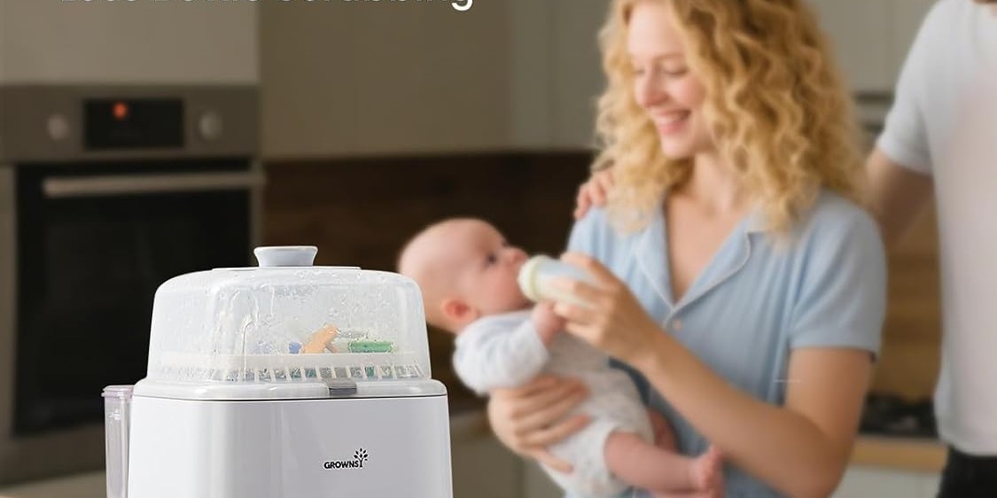 Reclaim 100 minutes of family time daily — the EaseClean Bottle Washer handles washing, sterilizing, and drying so you can skip bottle scrubbing