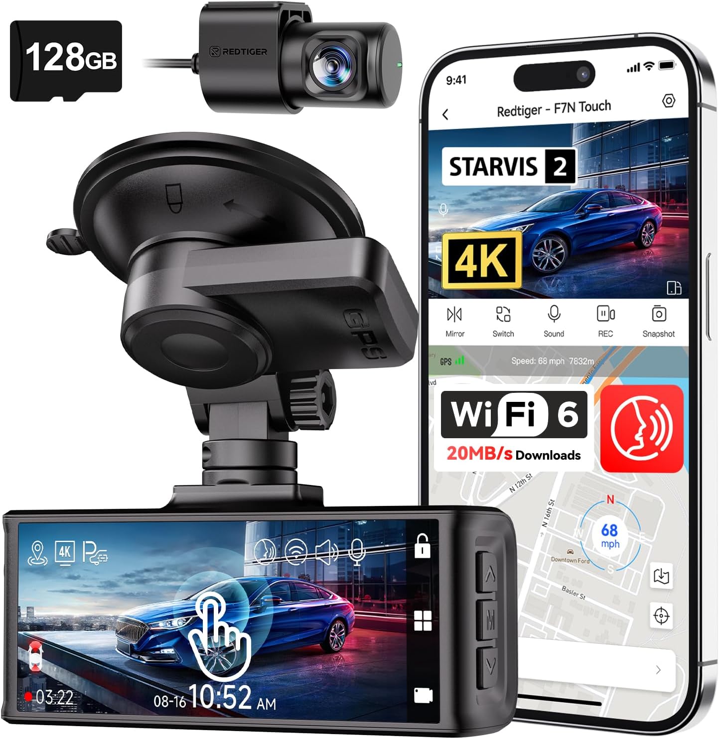 REDTIGER F7N 4K STARVIS 2 sensor recording quality