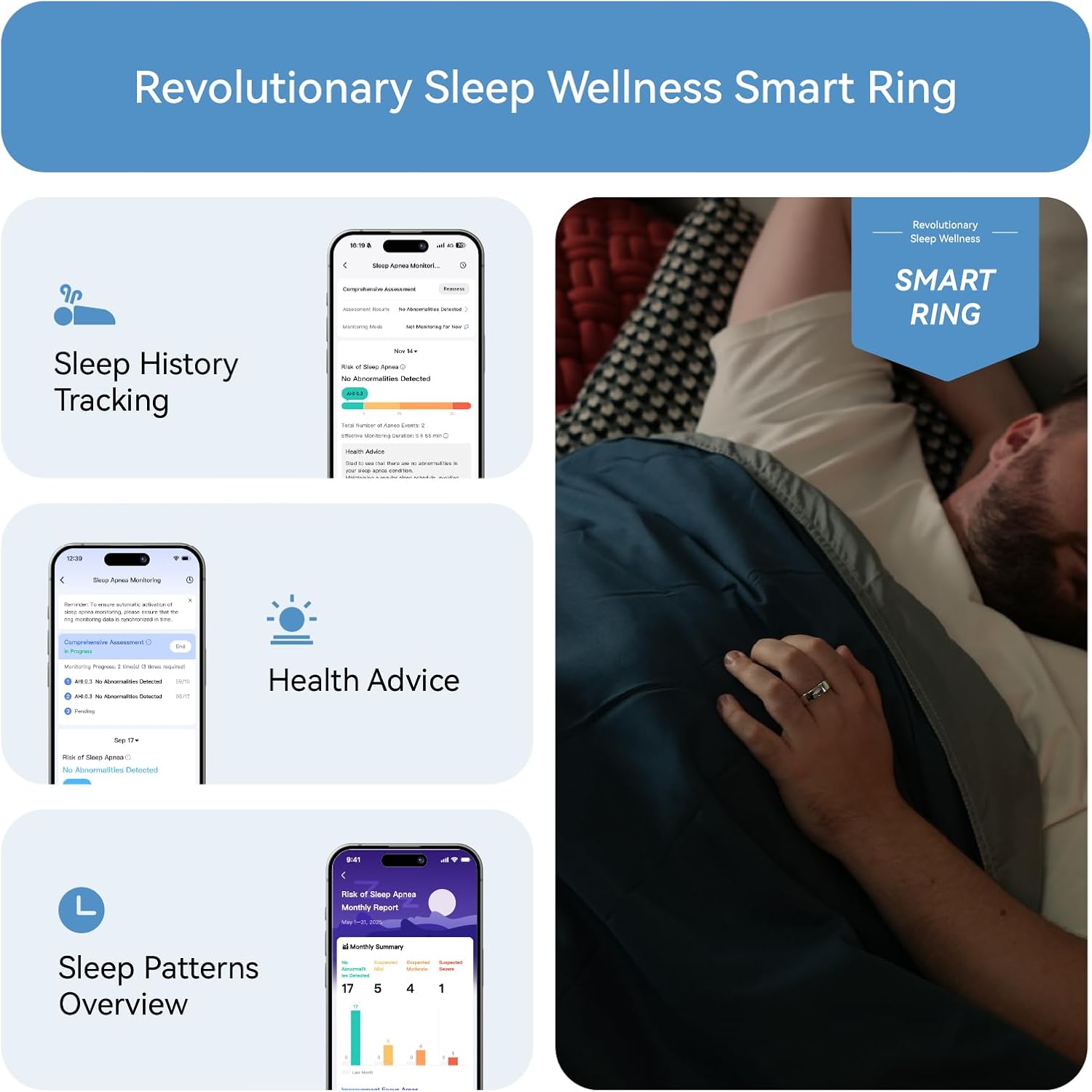 RingConn charging case extending battery to 150 days