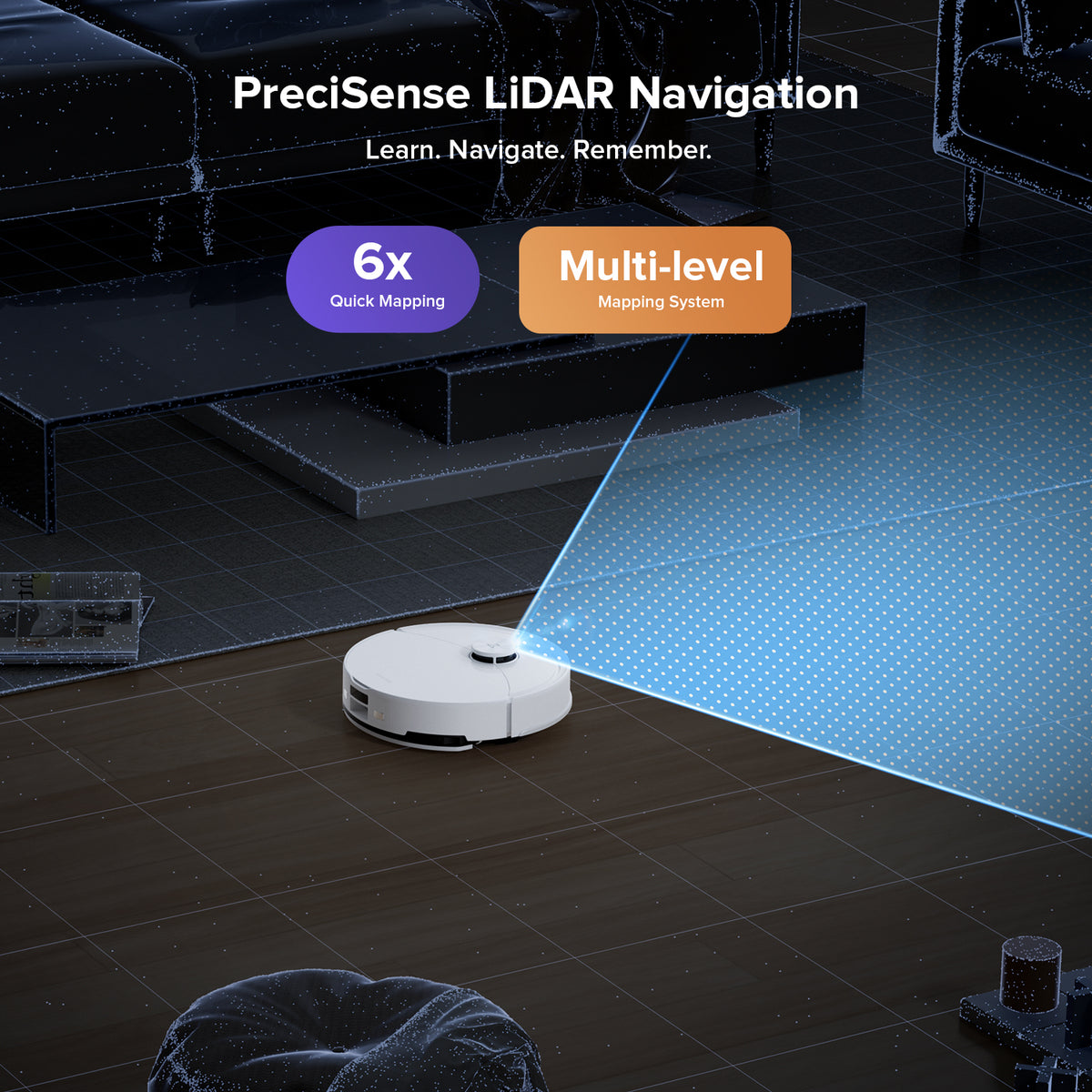 Roborock Q10 S5+ PreciSense LiDAR Navigation